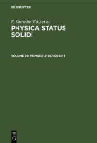Physica status solidi. Volume 29， Number 2 October 1
