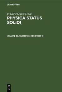 Physica status solidi. Volume 30， Number 2 December 1