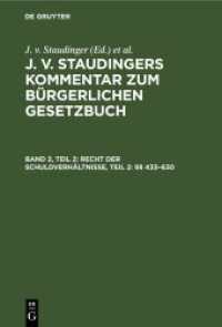 J. v. Staudingers Kommentar zum Bürgerlichen Gesetzbuch. Band 2， Teil 2 Recht der Schuldverhältnisse， Teil 2:    433-630 (Großkommentare der Praxis)