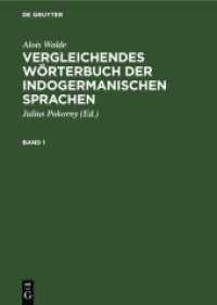 Alois Walde: Vergleichendes Wörterbuch der indogermanischen Sprachen. Band 1 Alois Walde: Vergleichendes Wörterbuch der indogermanischen Sprachen. Band 1