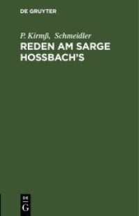 Reden am Sarge Hoßbach's