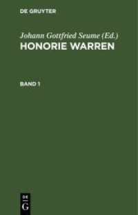 Honorie Warren. Band 1 Honorie Warren. Band 1