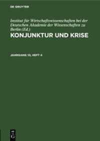 Konjunktur und Krise. Jahrgang 10， Heft 4 Konjunktur und Krise. Jahrgang 10， Heft 4