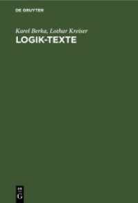 Logik-Texte : Kommentierte Auswahl zur Geschichte der modernen Logik