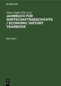 Jahrbuch für Wirtschaftsgeschichte / Economic History Yearbook. 1973， Teil 3