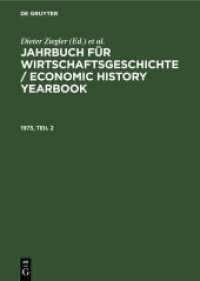 Jahrbuch für Wirtschaftsgeschichte / Economic History Yearbook. 1973， Teil 2