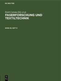 Faserforschung und Textiltechnik. Band 26， Heft 9 Faserforschung und Textiltechnik. Band 26， Heft 9