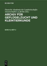 Archiv für Geflügelzucht und Kleintierkunde. Band 14， Heft 2 Archiv für Geflügelzucht und Kleintierkunde. Band 14， Heft 2