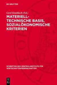 Materiell-technische Basis， sozialökonomische Kriterien (Schriften des Zentralinstituts für Wirtschaftswissenschaften 18)