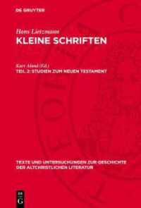 Studien zum Neuen Testament (Texte und Untersuchungen zur Geschichte der altchristlichen Literatur 68)