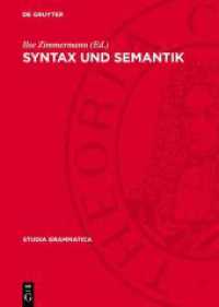 Syntax und Semantik (Studia grammatica 33)