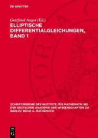 Elliptische Differentialgleichungen, Band 1 : Kolloquium vom 17. August - 24. August 1969 in Berlin (Schriftenreihe der Institute f&uuml;r Mathematik bei der Deutschen Akademie der Wissenschaften zu Berlin/ Reihe A. Mathematik)