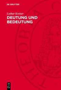 Deutung und Bedeutung : Zur logischen Semantik philosophischer Terminologie