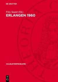 Erlangen 1960 (Halbleiterprobleme 6) （1961. 345 S. 234 b/w ill.）