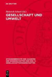 Gesellschaft und Umwelt : Hans Mottek zum 65. Geburtstag (Sitzungsberichte der Akademie der Wissenschaften der DDR/ G. Gesellschaftswissenschaften 1976，2)