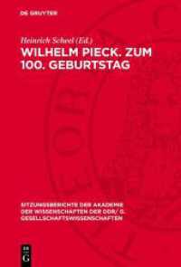 Wilhelm Pieck. Zum 100. Geburtstag (Sitzungsberichte der Akademie der Wissenschaften der DDR/ G. Gesellschaftswissenschaften 1976，3)