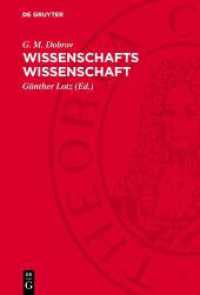 Wissenschafts Wissenschaft : Einf&uuml;hrung in die allgemeine Wissenschaftswissenschaft