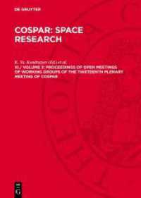 Proceedings of Open Meetings of Working Groups of the Thirteenth Plenary Meeting of COSPAR : Leningrad, USSR, 20-29 May 1970 and Leningrad, USSR, 22, 25 and 26 May 1970 (COSPAR: Space Research)