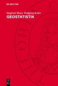Geostatistik : Einführung in die Theorie der Zufallsprozesse