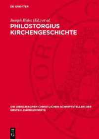 Philostorgius Kirchengeschichte : Mit dem Leben des Lucian von Antiochien und den Fragmenten eines arianischen Historiographen (Die griechischen christlichen Schriftsteller der ersten Jahrhunderte)