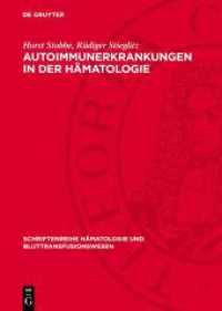 Autoimmunerkrankungen in der Hämatologie : Ausgewählte Beiträge und Diskussionen der IV. Hämatologen-Tagung der DDR im September 1967 in Berlin (Schriftenreihe Hämatologie und Bluttransfusionswesen 5) （1969. 164 S. Mit 59 Abbildungen und 26 Tabellen. 240 mm）