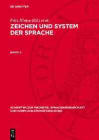 Zeichen und System der SpracheBand 3 : Zeichen und System der Sprache. Band 3 (Schriften zur Phonetik, Sprachwissenschaft und Kommunikationsforschung)