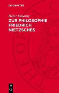 Zur Philosophie Friedrich Nietzsches
