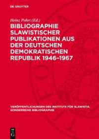 Bibliographie Slawistischer Publikationen aus der Deutschen Demokratischen Republik 1946-1967 : Dem VI. Internationalen Slawistenkongress Gewidmet (Veröffentlichungen des Instituts für Slawistik. Sonderreihe Bibliographie 3)