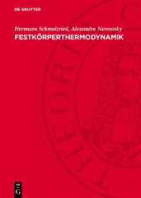 Festkörperthermodynamik : Chemie des festen Zustandes