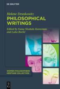 A Manual for the Freest Spirits : On Free Will, Religion, Metaphysics, and Feminism (Women Philosophers Heritage Collection 4) （2025. X, 300 S. 4 b/w ill., 0 b/w tbl. 230 mm）