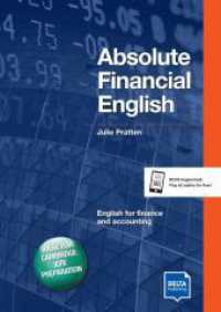 Absolute Financial English B2-C1, m. 1 Audio-CD : Coursebook with audios. Ideal for Cambridge ICFE Preparation! CEF-Level B2-C1 (Intermediate - Advanced) (Delta Business English) （2017. 136 S. 298 mm）