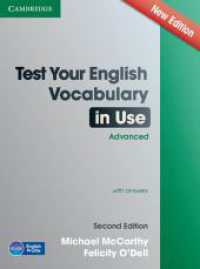 Test Your English, Vocabulary in Use - Advanced : Second Edition. Book with answers. Niveau C1-C2 （2nd ed. 2016. 173 p. 265 mm）