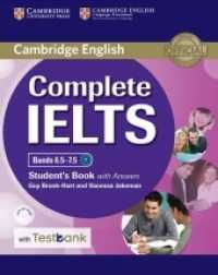 Complete IELTS - Bands 6.5-7.5 C1. Student's Book with answers， with CD-ROM and Testbank (Cambridge English)