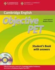 Objective PET (Second edition). Self-study Pack (Student's Book with answers), w. CD-ROM and 3 3 Audio-CDs (Cambridge Books for Cambridge Exams) （2nd ed. 2010. 272 mm）