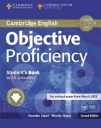 Objective Proficiency (Second Edition). Student's Book with Answers with Downloadable Software (Cambridge English) （2nd, rev. ed. Repr. 2015. 279 p. w. ill. (chiefly col.). 276 mm）