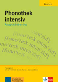 Phonothek intensiv - Aussprachetraining : Deutsch （2013. 176 S. 240 mm）
