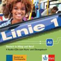 Linie 1 - 4 Audio-CDs zum Kurs- und Übungsbuch A2 : Deutsch in Alltag und Beruf. 279 Min. (Linie 1) （2016. 125 x 142 mm）