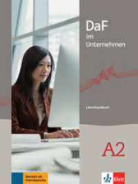 DaF im Unternehmen A2 Lehrerhandbuch : Niveau A2 (DaF im Unternehmen) （1. Aufl. 2016. 72 S. 280 mm）