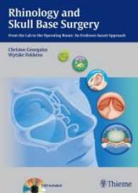 Rhinology and Skull Base Surgery : From the Lab to the Operating Room - An International Approach