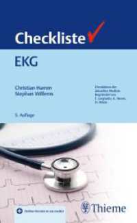 Checkliste EKG (Checklisten Medizin) （5. Aufl. 2023. 264 S. 202 Abb. 180 mm）