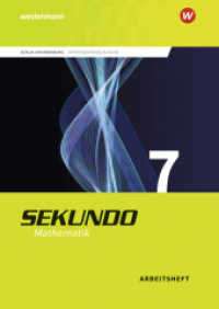 Sekundo - Ausgabe 2017 für Berlin und Brandenburg : Arbeitsheft 7 mit Lösungen (Sekundo - Mathematik für differenzierende Schulformen 23) （2017. 112 S. m. Abb., Beil.: Lösungen. 297.00 mm）