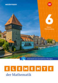 Elemente der Mathematik SI - Ausgabe 2023 für Baden-Württemberg : Arbeitsheft 6 mit Lösungen und interaktiven Übungen (Elemente der Mathematik SI) （2024. 72 S. 297.00 mm）