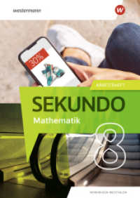 Sekundo - Mathematik für differenzierende Schulformen - Ausgabe 2022 für Nordrhein-Westfalen : Arbeitsheft mit Lösungen 8 (Sekundo - Mathematik für differenzierende Schulformen 33) （2024. 72 S.）