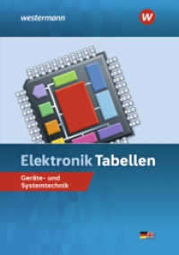 Elektronik Tabellen : Geräte- und Systemtechnik Tabellenbuch (Elektronik Tabellen Geräte- und Systemtechnik 4) （8. Aufl. 2022. 516 S. 240.00 mm）