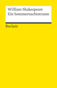 Ein Sommernachtstraum : Shakespeare, William - Literaturklassiker; deutsche Übersetzung - 73 (Reclams Universal-Bibliothek 73) （2012. 100 S. 148 mm）