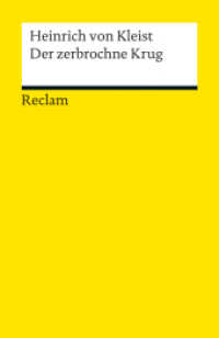 Der zerbrochne Krug. Ein Lustspiel. Textband mit Anmerkungen/Worterklärungen und editorischer Notiz. Enthält die Erstfas : Kleist, Heinrich von - 91 (Reclams Universal-Bibliothek 91) （1986. 118 S. 148 mm）