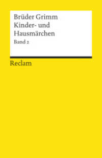 レクラム文庫版　グリム童話集（第87話ー２００話）<br>Kindermärchen und Hausmärchen Bd.2 : Märchen Nr.87-200. Kinderlegenden Nr.1-10. Anh. Nr.1-28. Mit e. Anh. u. Herkunftsnachw. hrsg. v. Heinz Rölleke (Reclams Universal-Bibliothek) （1986. 502 S. 14.8 cm）
