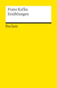 Erzählungen. Textausgabe mit Anhang, Anmerkungen und Nachwort : Kafka, Franz - Deutsch-Lektüre, Deutsche Klassiker der Literatur - 9426 (Reclams Universal-Bibliothek 9426) （1995. 367 S. 148 mm）