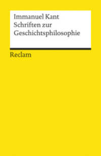 Schriften zur Geschichtsphilosophie (Reclam Universal-Bibliothek Nr.96