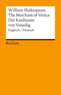 The Merchant of Venice / Der Kaufmann von Venedig. Engl./Dt. : Shakespeare, William - Literaturklassiker; deutsche Übersetzung (Reclams Universal-Bibliothek 9800) （1986. 285 S. 148 mm）
